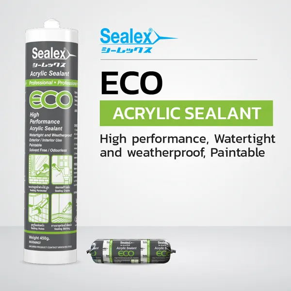 Sealant Sealex-ECO Sealex ECO water-based acrylic sealant, paintable and odor-free