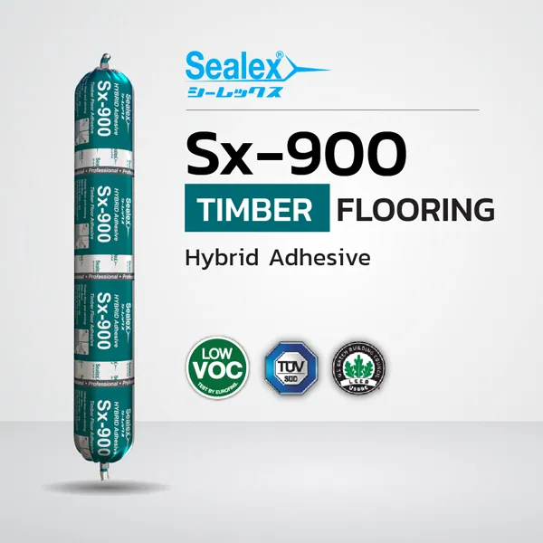 Hybrid adhesive Sealex SX-900, designed for wooden flooring