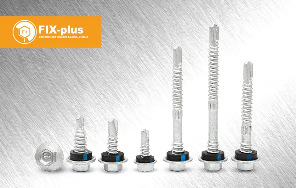 Fix-Plush Metal Sheet Screws